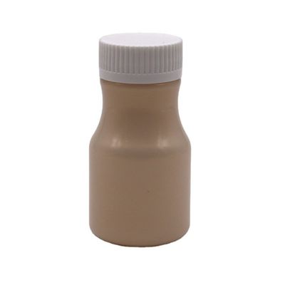 Bouteille en plastique PET de 60 ml avec finition mate et couleur personnalisée