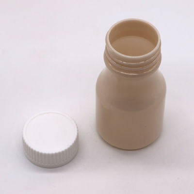 Bouteille en plastique PET de 60 ml avec finition mate et couleur personnalisée