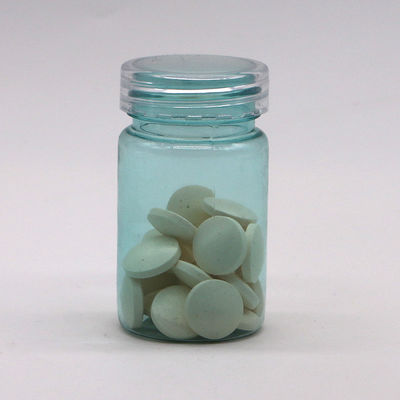Soins de santé 70ml PET plastique capsule bouteille de pilule avec plaque d'or argent