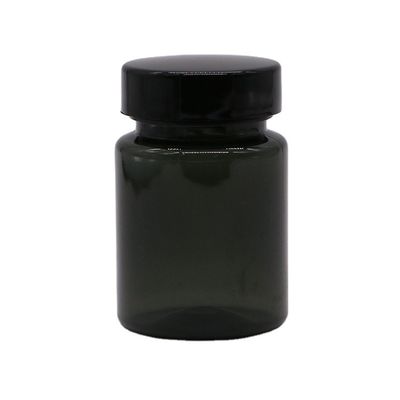 70 ml PET bouteille transparente contenant des médicaments en plastique avec un capuchon à vis