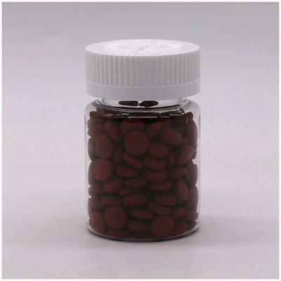70 ml PET bouteille transparente contenant des médicaments en plastique avec un capuchon à vis