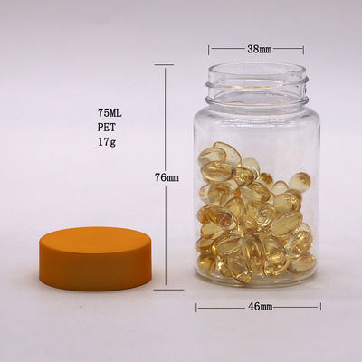 Couvercle de cylindre transparent de qualité alimentaire pour la fabrication de bocaux en PET de 75 ml