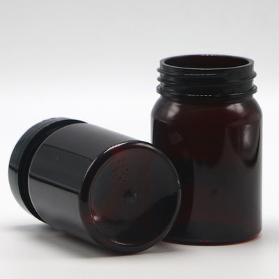 Impression par écran 80 ml PET bouteille rechargeable en plastique médical pour pilule capsule