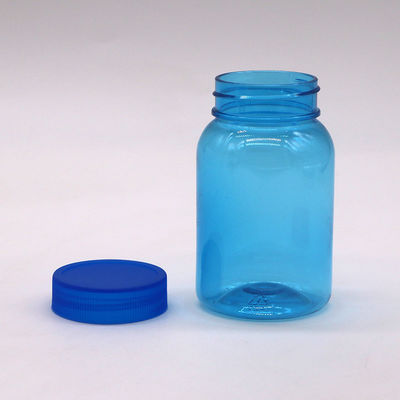 100 ml de PET ronde de couleur personnalisée de qualité pharmaceutique