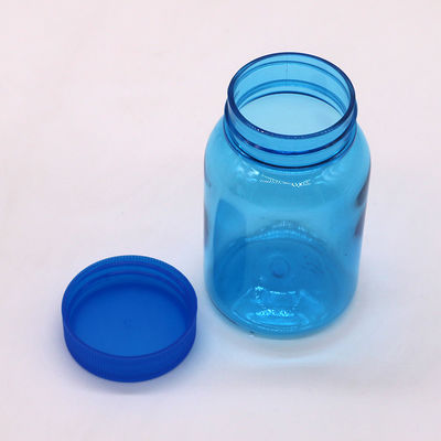 100 ml de PET ronde de couleur personnalisée de qualité pharmaceutique