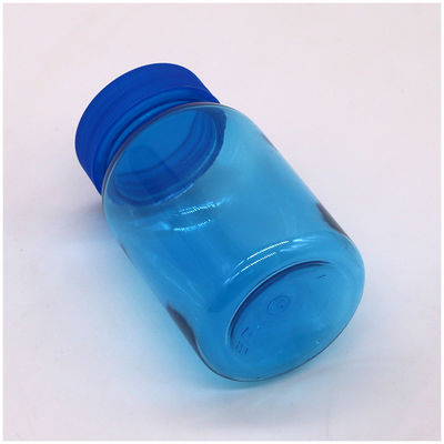 100 ml de PET ronde de couleur personnalisée de qualité pharmaceutique