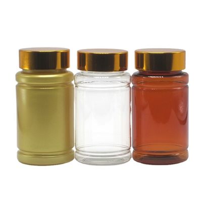 Bouteille en plastique PET de conception stérile résistante aux enfants pour pilule Comprimé Capsule 100 ml