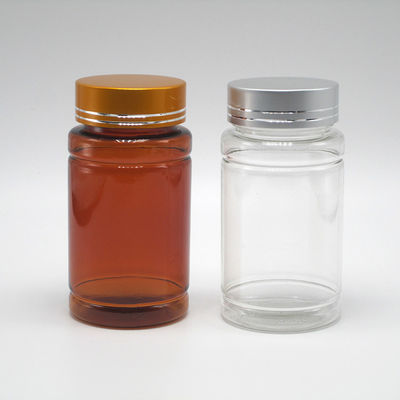 Bouteille en plastique PET de conception stérile résistante aux enfants pour pilule Comprimé Capsule 100 ml