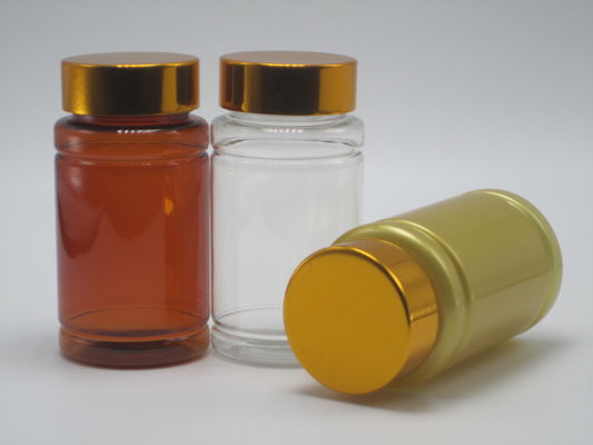 Bouteille en plastique PET de conception stérile résistante aux enfants pour pilule Comprimé Capsule 100 ml