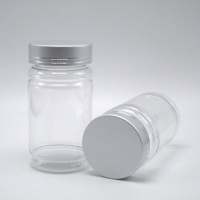 Collier PET 120 ml Bouteille en plastique en forme de bambou Bouchon à vis pour pilule Capsule Supplément de médicament pour comprimés