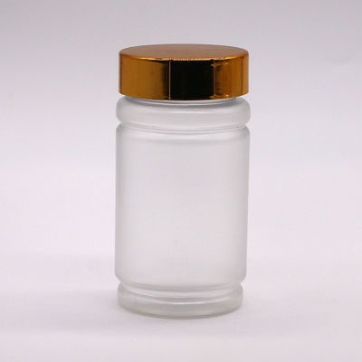 Collier PET 120 ml Bouteille en plastique en forme de bambou Bouchon à vis pour pilule Capsule Supplément de médicament pour comprimés