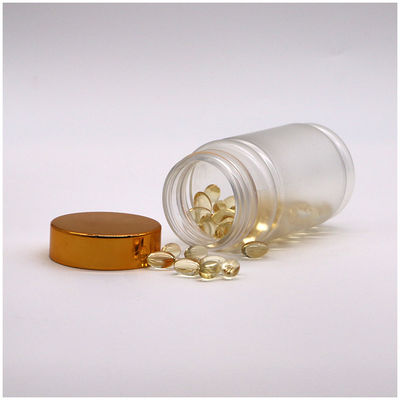 Collier PET 120 ml Bouteille en plastique en forme de bambou Bouchon à vis pour pilule Capsule Supplément de médicament pour comprimés