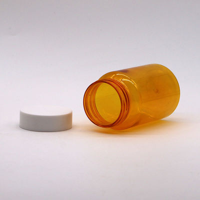 Échantillons gratuits 150ml/CC PET Bouteille orange en plastique Pour les médicaments Bouteille de supplément de pilule