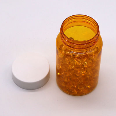 Échantillons gratuits 150ml/CC PET Bouteille orange en plastique Pour les médicaments Bouteille de supplément de pilule