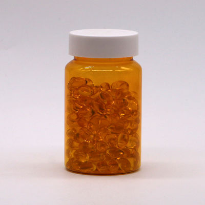 Échantillons gratuits 150ml/CC PET Bouteille orange en plastique Pour les médicaments Bouteille de supplément de pilule