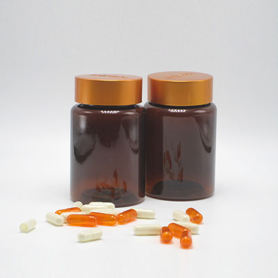 150 ml Flat de médicament PET pour complément nutritionnel Pilule Capsule Tablette Autres médicaments