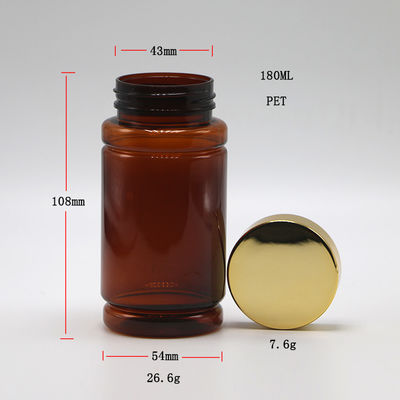 Bouteille en plastique en forme de bambou PET pour comprimés