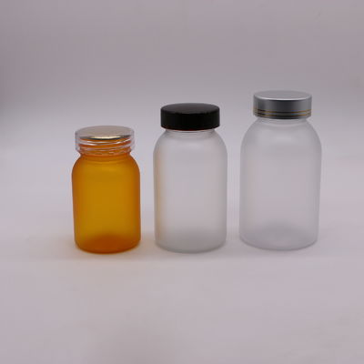 Bouteilles de capsules de 200 ml avec bouchon de sécurité et contenant des pilules en couleur personnalisée