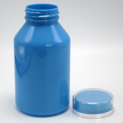 Couvercles anti-enfants Contenants de pilules en PET 250 ml Capacité pour les flacons de médicaments de pharmacie