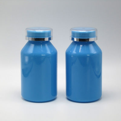 Couvercles anti-enfants Contenants de pilules en PET 250 ml Capacité pour les flacons de médicaments de pharmacie