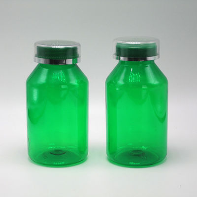 Couvercles anti-enfants Contenants de pilules en PET 250 ml Capacité pour les flacons de médicaments de pharmacie