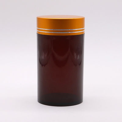 Bouteille en PET en plastique pour capsules de compléments alimentaires et suppléments à base de plantes