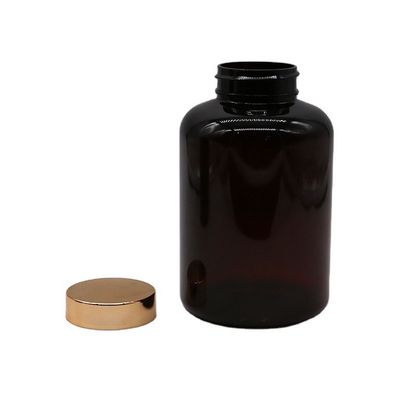 CAP de vis et autocollants d'étiquette de couleur personnalisés pour le récipient de médicaments en plastique PET de 500 ml