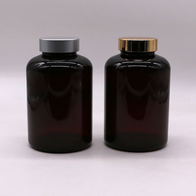 CAP de vis et autocollants d'étiquette de couleur personnalisés pour le récipient de médicaments en plastique PET de 500 ml