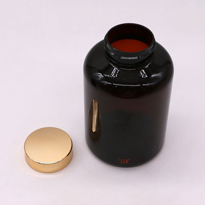 CAP de vis et autocollants d'étiquette de couleur personnalisés pour le récipient de médicaments en plastique PET de 500 ml