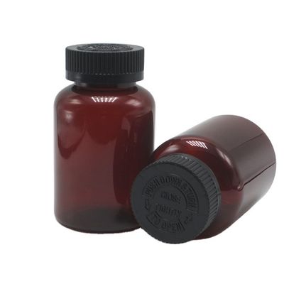Bouteille en plastique en PET de 180 ml pour pilule en poudre en capsule