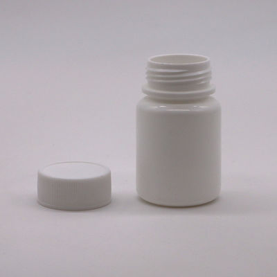 30 ml HDPE Portable Poudre blanche en plastique Pilule de médicament Bouteilles de comprimés Contenant avec capuchon de sécurité pour enfants