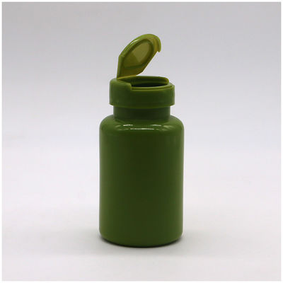 Bouteille en plastique HDPE de 150 ml 5 oz Bouche large, contenant des capsules vides avec capuchon