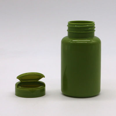 Bouteille en plastique HDPE de 150 ml 5 oz Bouche large, contenant des capsules vides avec capuchon