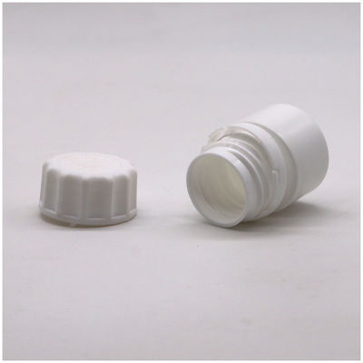 20 ml de médicament solide reconductible en HDPE blanc Capsule pilule comprimé Bouteille en plastique Bouteille pour autre médicament