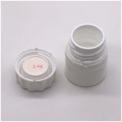 20 ml de médicament solide reconductible en HDPE blanc Capsule pilule comprimé Bouteille en plastique Bouteille pour autre médicament
