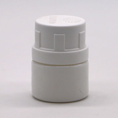 Bouteille de médicaments solides vide et rechargeable en HDPE blanc de 25 ml pour poudre chimique