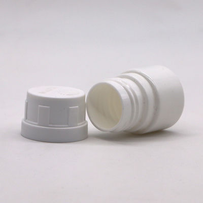 Bouteille de médicaments solides vide et rechargeable en HDPE blanc de 25 ml pour poudre chimique