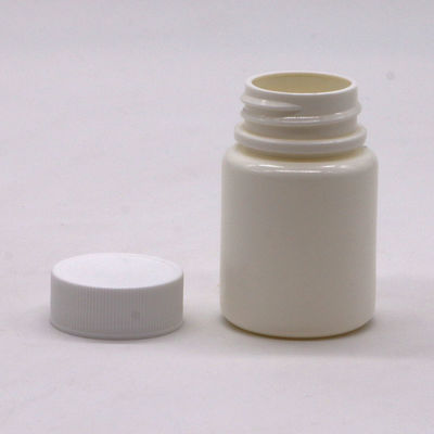 Pilule Capsule Tablette 40CC Bouteille avec bouchon à vis Matériau HDPE Impression d' étiquette personnalisée