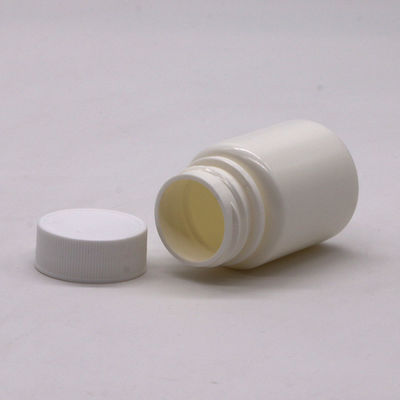 Pilule Capsule Tablette 40CC Bouteille avec bouchon à vis Matériau HDPE Impression d' étiquette personnalisée