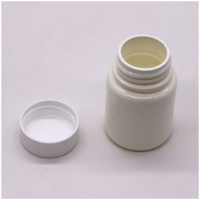Pilule Capsule Tablette 40CC Bouteille avec bouchon à vis Matériau HDPE Impression d' étiquette personnalisée
