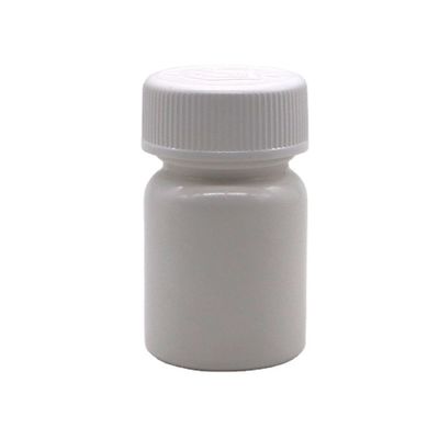 Bouteille en plastique HDPE de petite capacité de 40 ml avec bouchon à vis et impression d'étiquette personnalisée