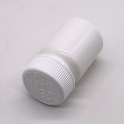 Bouteille en plastique HDPE de petite capacité de 40 ml avec bouchon à vis et impression d'étiquette personnalisée