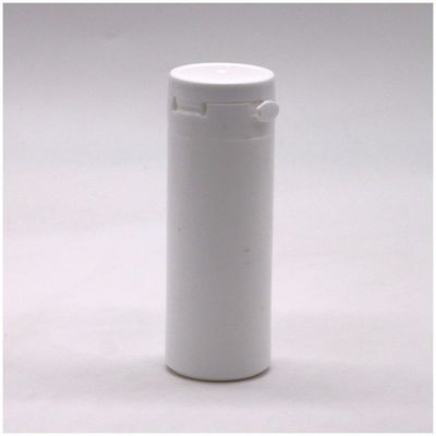 Bouteille en plastique HDPE de forme ronde de 50 ml pour le stockage de suppléments de médicaments colorés personnalisés