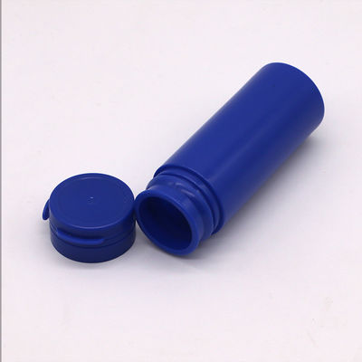 Bouteille en plastique HDPE de forme ronde de 50 ml pour le stockage de suppléments de médicaments colorés personnalisés