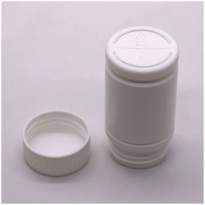 Bouteille en plastique en forme de bambou HDPE de petite capacité de 60 mm avec capuchon à vis et collier