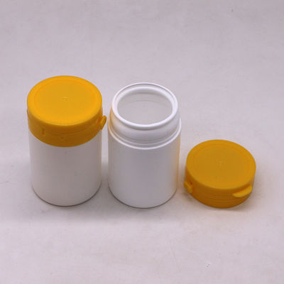 Récipient de supplément de vitamines 70 ml Bouteille de médicament en PEHD avec bouchon détachable