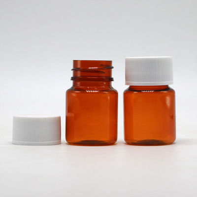 Bouteille en plastique PET de 25 ml avec couvercles de sécurité pour enfants et couleurs personnalisées