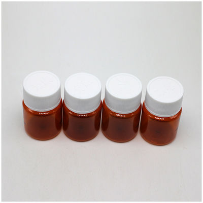 Bouteille en plastique PET de 25 ml avec couvercles de sécurité pour enfants et couleurs personnalisées