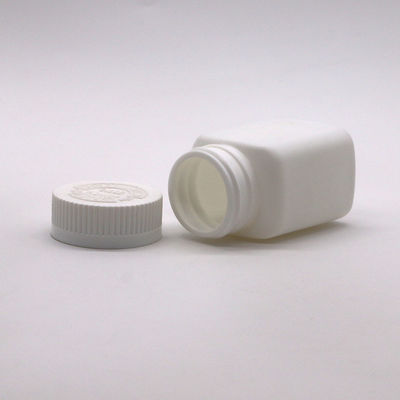 Bouteille en plastique de forme carrée en HDPE de 85 ml pour le stockage de comprimés solides