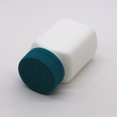 Boîte de stockage de médicaments 95 ml Bouteille en plastique HDPE carré